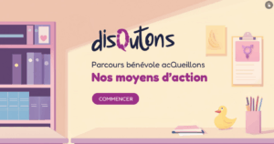 Site Genially pour accueillir nos bénévoles.